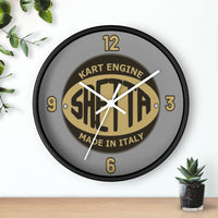 Vintage Karting Saetta Kart Engine Badge Wall Clock