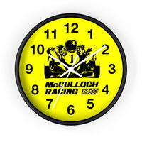 Vintage Karting McCulloch Twin Engine Enduro Wall Clock