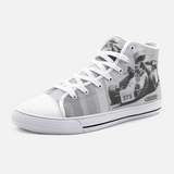 Vintage Karting Hartman Enduro B&W Unisex High Top Canvas Shoes