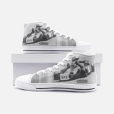 Vintage Karting Hartman Enduro B&W Unisex High Top Canvas Shoes