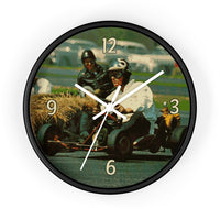 Vintage Karting Mac Racer #53 Wall Clock