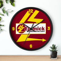 Vintage Karting Emmick Express Racing Karts Wall Clock
