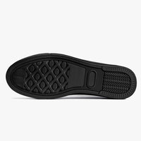 Karting is for Racing Lovers Classic Low-Top Canvas Shoes - White/Black