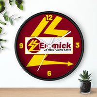 Vintage Karting Emmick Express Racing Karts Wall Clock