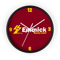 Vintage Karting Emmick Racing Karts Wall Clock