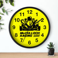 Vintage Karting McCulloch Twin Engine Enduro Wall Clock
