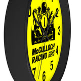 Vintage Karting McCulloch Twin Engine Enduro Wall Clock