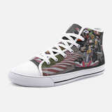 Kart Racing Karts on S Curve Unisex High Top Canvas Shoes