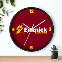 Vintage Karting Emmick Racing Karts Wall Clock