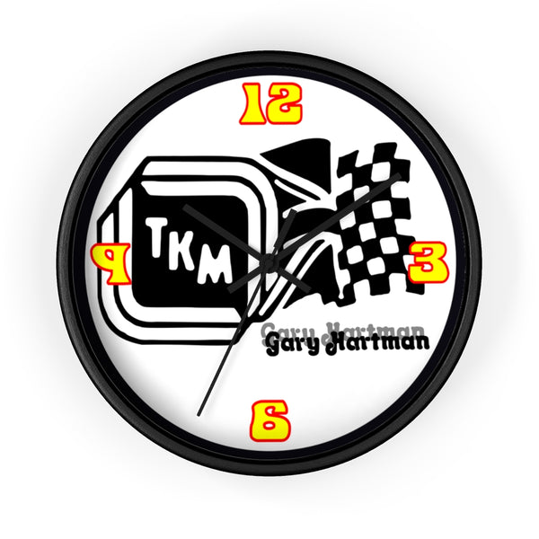 Vintage Karting Gary Hartman TKM Racing Engines Wall Clock