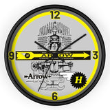 Vintage Karting Hewland Arrow Motor Wall Clock
