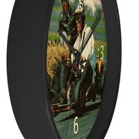 Vintage Karting Mac Racer #53 Wall Clock