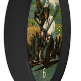 Vintage Karting Mac Racer #53 Wall Clock