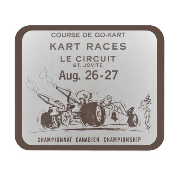 Vintage Kart Races Le Circuit St. Jovite Canadian Championship Mouse Pad