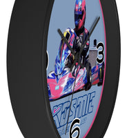 Kart Racing Kosmic Karting Inspired Wall Clock