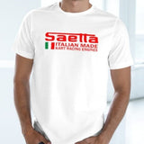 Vintage Karting Saetta Italian Made Kart Racing Engines Premium Unisex Deluxe T-shirt