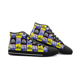 Vintage McCulloch Kart Racing Engines Unisex High Top Canvas Shoes