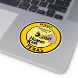 Vintage Karting Hornet Karts Mercury Tool Waco, Texas Round Vinyl Stickers