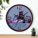 Kart Racing Kosmic Karting Inspired Wall Clock