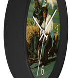 Vintage Karting Mac Racer #53 Wall Clock