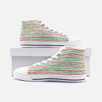 Kart Racing Tony Kart Stripes Unisex High Top Canvas Shoes
