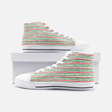 Kart Racing Tony Kart Stripes Unisex High Top Canvas Shoes
