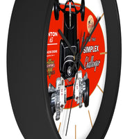 Vintage Karting Simplex Challenger with Twin Clinton E65 Kart Engines Wall clock