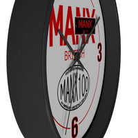 Vintage Karting Manx British 100 Kart Racing Engine Wall Clock