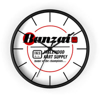 Vintage Karting Banzai IKS Karts Wall Clock