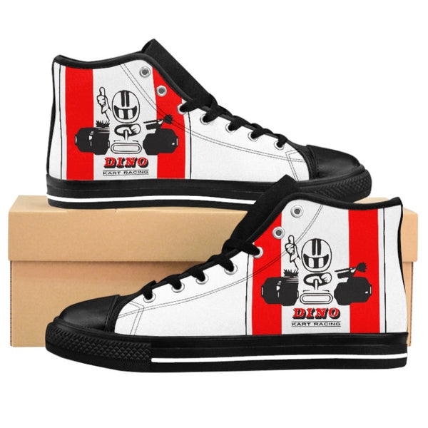 Vintage Karting Dino Racing Men's Classic Sneakers