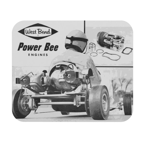 Vintage Karting West Bend Power Bee Racing Mouse Pad