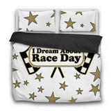 I Dream About Race Day 3 Pcs Bedding Sets