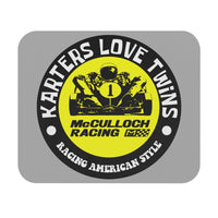Vintage Karting McCulloch Enduro Karter's Love Twins Mouse Pad