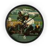 Vintage Karting Mac Racer #53 Wall Clock