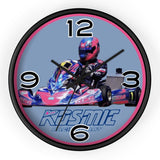 Kart Racing Kosmic Karting Inspired Wall Clock