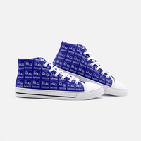 Vintage Karting Bug Engineering Azuza, CA Unisex High Top Canvas Shoes