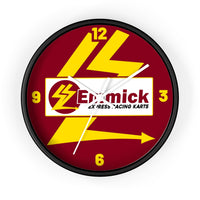 Vintage Karting Emmick Express Racing Karts Wall Clock