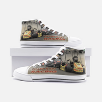 Kart Racing Champ Karts Unisex High Top Canvas Shoes