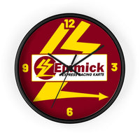 Vintage Karting Emmick Express Racing Karts Wall Clock
