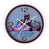 Kart Racing Kosmic Karting Inspired Wall Clock