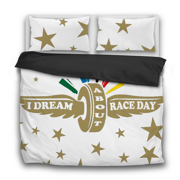 I Dream About Race Day 3 Piece Bedding Sets