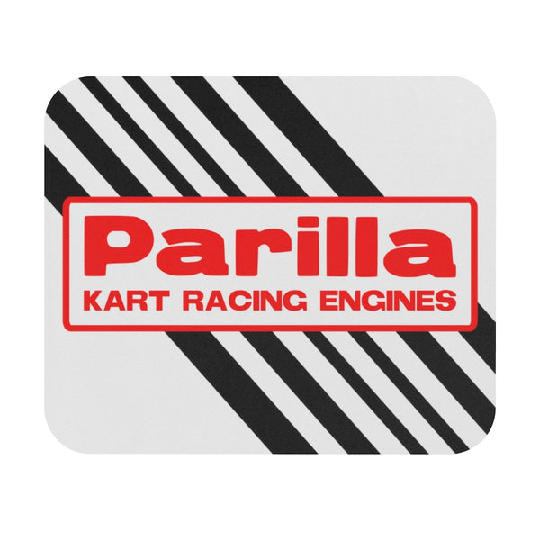 Parilla Kart Racing Engines with Stripes Mouse Pad