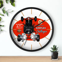 Vintage Karting Simplex Challenger with Twin Clinton E65 Kart Engines Wall clock