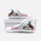 Kart Racing #208 Unisex High Top Canvas Shoes
