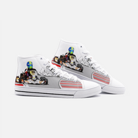 Kart Racing #208 Unisex High Top Canvas Shoes