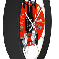 Vintage Karting Simplex Challenger with Twin Clinton E65 Kart Engines Wall clock