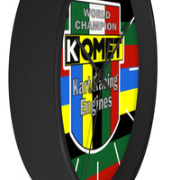 kart Racing Komet World Champion Racing Engines Wall Clock