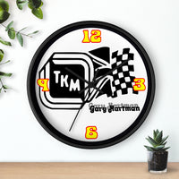 Vintage Karting Gary Hartman TKM Racing Engines Wall Clock