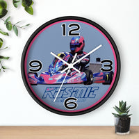 Kart Racing Kosmic Karting Inspired Wall Clock