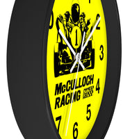 Vintage Karting McCulloch Twin Engine Enduro Wall Clock